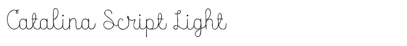 Catalina Script Light